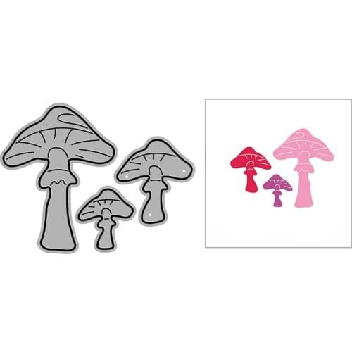 New Magical Mushroom Craft Embossing Mold 2021 Metal Cutting Dies for DIY Album Card Making and Scrapbooking Decorative No Stamp