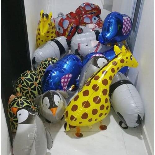 Wholesale Cute Walking Animal Balloon Dog Dinosaur Sheep Kid Toy Balloon Pet Kids Toys Happy Birthday Party Decoration Christma