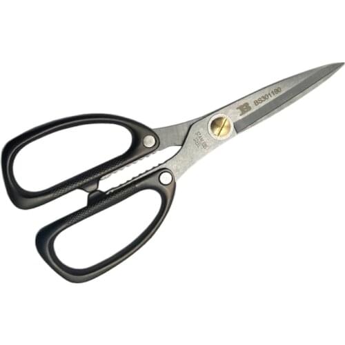 SIJIBOSI quality 190mm SUS420J2 quality stainless steel Sharp kitchen scissors