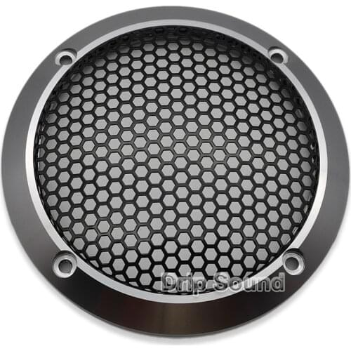 For 3" Inch Speaker Grill Conversion Net Cover Car Audio Decorative Circle Full Metal Mesh Grille 97mm