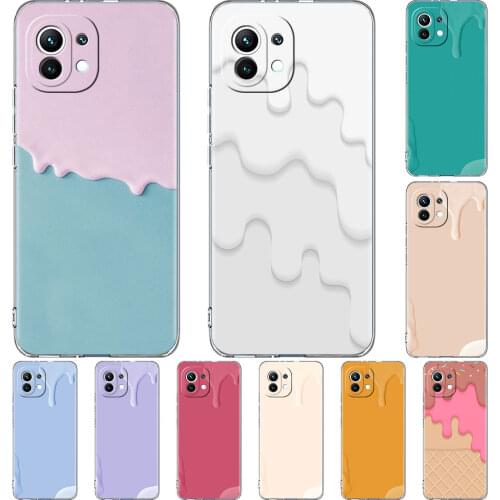 Silicone Phone Case For Xiaomi Mi Poco X3 NFC 10T Pro 11 M3 Note 10 Lite F3 9T F1 11i Clear Soft Back Cover Dripping Shades Capa
