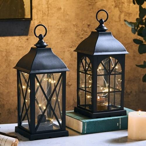 Black Wind Lamp Nordic Style Plastic And Glass Modern Housing Facility Right Ornaments Home Decoration Modern Accessories
