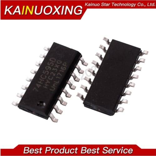 20PCS 74HC595D SOP16 74HC595 SOP SN74HC595DR SMD new and original IC