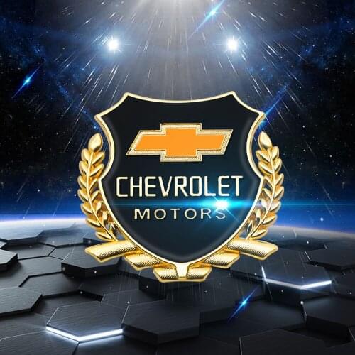 2Pcs Car Logo Sticker Metal 3D Side Label Auto Exterior Sticker Badge for Chevrolet Captiva 2007-2010-2015 Auto Accessories