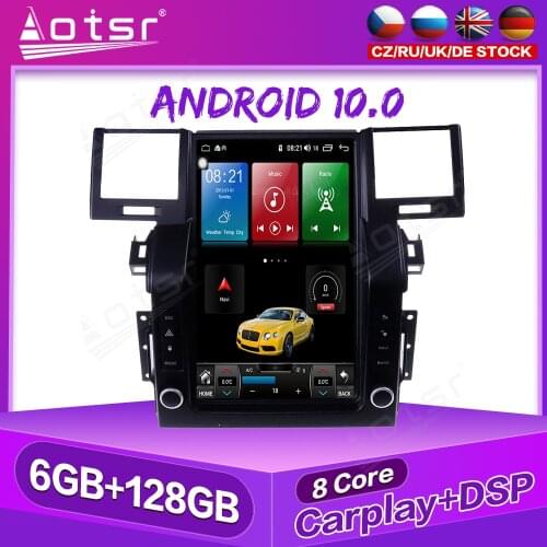 6+128GB For Land Range Rover 2005 - 2009 Tesla Stereo PX6 Android Car Radio Player Auto GPS Navigation Multimedia Video 4G SIM