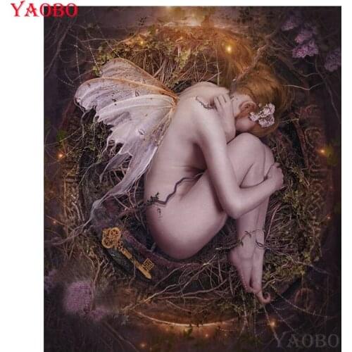 Diy diamond embroidery mystical fantasy fairy diamond painting 5d Cross Stitch full drill square Rhinestone mosaic painting home