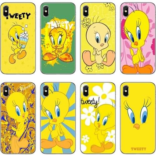 For Cute-TweetyS-Yellow-Bird Phone Case For Xiaomi Mi 11 Note 10 10T 9 9T 8 Pro A2 Lite A3 A1 Poco F1 F2 M3 X3 NFC