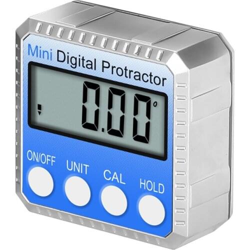 Mini Digital Protractor High Precision Electronic Goniometer Inclinometer Digital Level Angle Finder Gauge Measurement Box