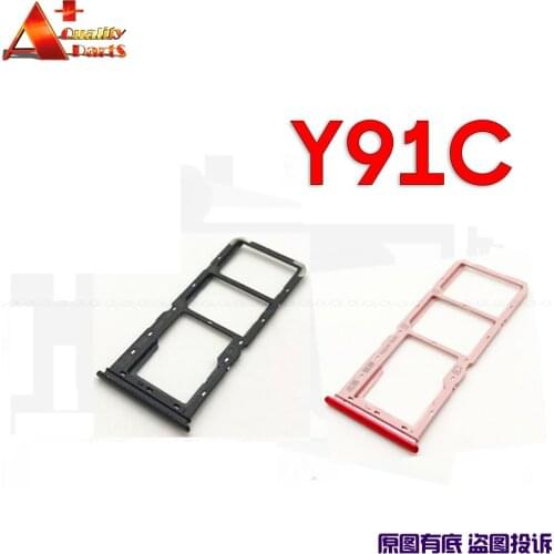 For VIVO Y91C SIM Tray Holder SD Card Reader Slot Adapter