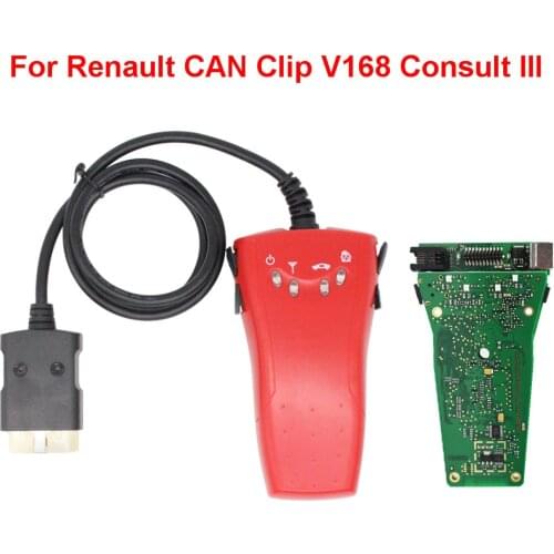 2 in1 Consult III Diagnostic Interface CAN Clip V168 Diagnostic Scan Tool Connector for Nissan for Renault