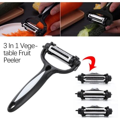 Fruit Vegetable Peeler Carrots Celery White Radish Potatoes Cutter Stainless Steel Knife Multifunctional Kitchen Cooking Tool