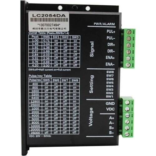 2ph NEMA17 NEMA23 Stepper Motor Driver 24-50VDC 4.2A