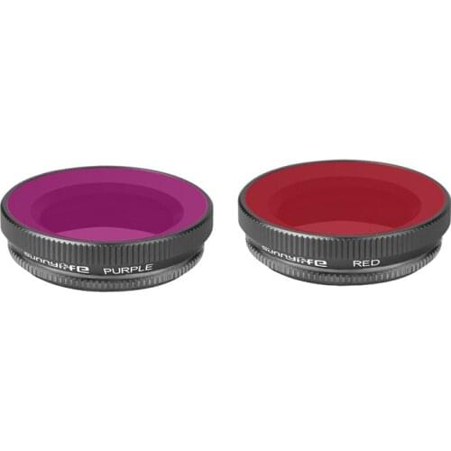 Red / Purple Filter Diving Filter for dji osmo action camera Accessories