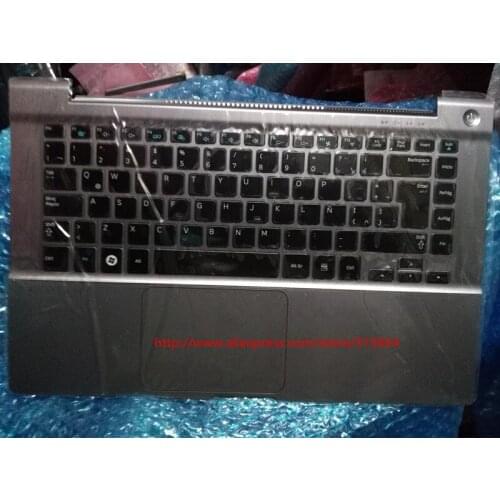 Latin layout new laptop keyboard with touchpad palmrest for samsung NP700Z4A NP700Z4B 700Z4C