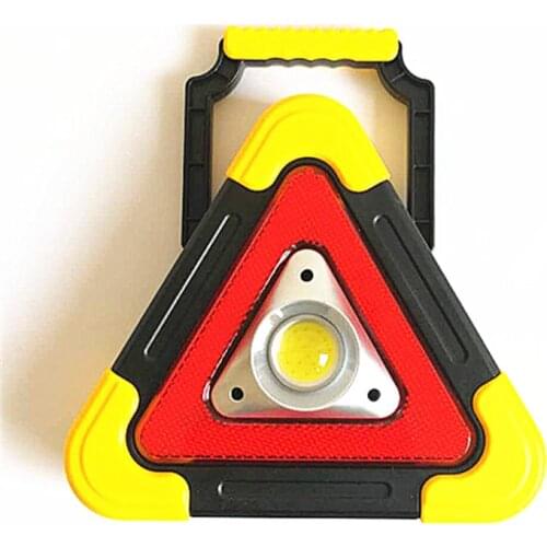 Hot Solar Portable Flood Light Led Multi-Function Charging Glare Triangle Warning Emergency Lamp Traffic Safety Sign Car