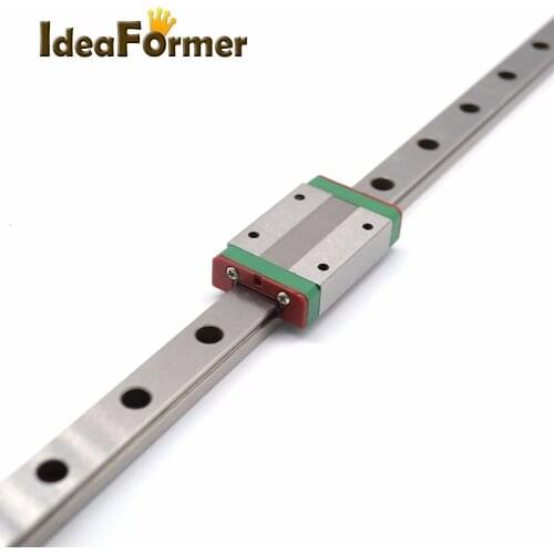 12mm MGN12 + 320 400 500 600 mm linear rail way Linear carriage Guide with MGN12C or MGN12H for Kossel CNC 3D printer X Y Z Axis