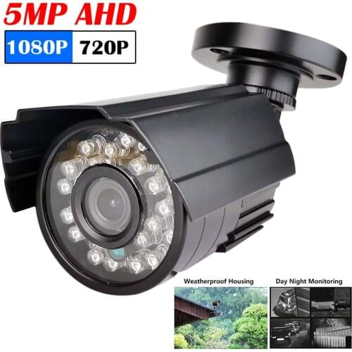 HD 5MP AHD Metal Outdoor Waterproof Camera 2MP 1080P 720P AHD Day/Night Vision Buit in IR Cut Filter Bullet CCTV Security Camera
