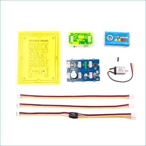 Chow Fire Created Kit Techbox Tricks without programming DIY electronic building blocks winder