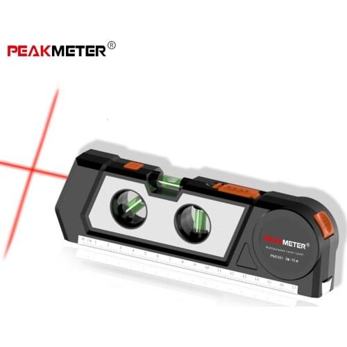 New hot 1Pc Multipurpose Level Laser Horizon with 3m Vertical Measure Tape Aligner Bubbles Ruler