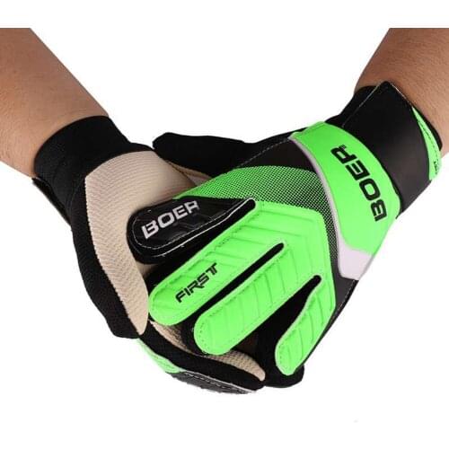 Goalkeeper Gloves Finger Protection Non-Slip Gloves Soccer Goalkeeper Professional Sports Double Protect Gloves