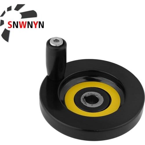 Hand Wheel Lathe Milling Machine Rear Ripple With Revolving Handle Grip 63mm 80mm CNC 3D Printer T10 Trapezoidal Lead Screw