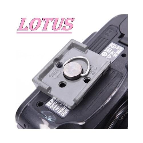 1PCS Camera Tripod Quick Release QR Plate For Manfrotto 200PL-14 496 486 80 Metal Screw Attachment DSLR Camera Tripod Quick Hot