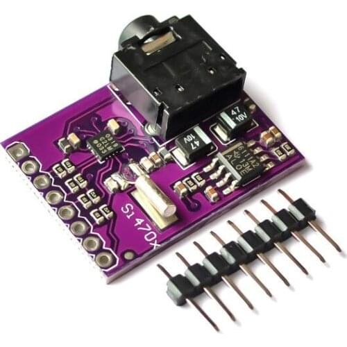 Si4703 FM Tuner Evaluation Board radio tuner board