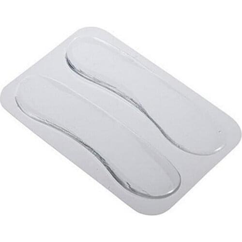 1 Pair Silicone Foot Gel Stickers Insole High Heel Cushion Pads Transparent Shoes Insoles Pad Invisible Shoe Sticker Foot Care
