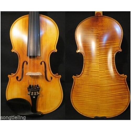 Strad style SONG Brand master violin 4/4,hand-made,powerful sound # 10028