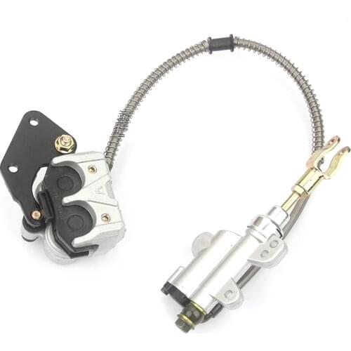 1 Set Motorcycle Caliper assembly of upper and lower pump rear disc brake pump For 50-110CC Scooter Moped Dirt-Bike accessories