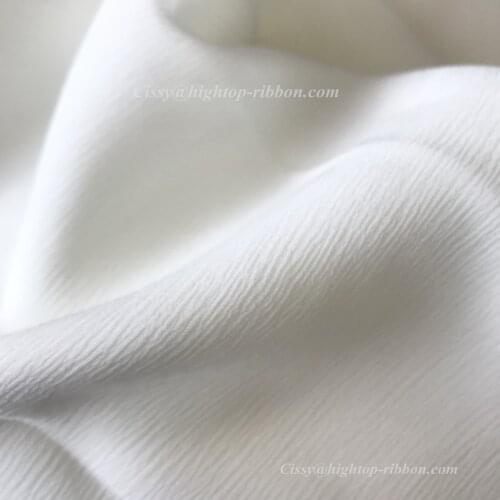 Super quality 14 Momme 100% real Mulberry silk pleating fabric dress scarves chiffon off - white,inner lining scarf fabric 12mm