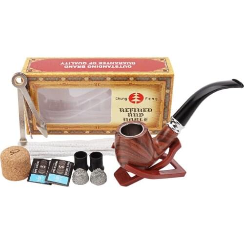 Tobacco Pipe Cigar Narguile Grinder Cigarette Holder Multifunction Pipes Chimney Double Filter Smoking Pipe Herb