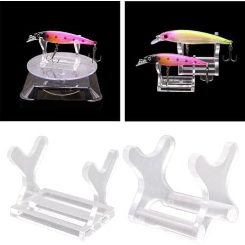 Store Acrylic Bait Fishing Lure Showing Display Stand Shelf Collectables Deep Swim Coins display stands for collectibles