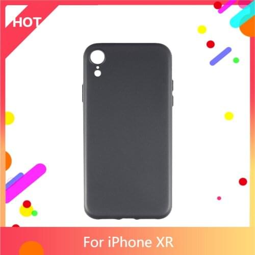 XR Case Matte Soft Silicone TPU Back Cover For iPhone XR Phone Case Slim shockproof
