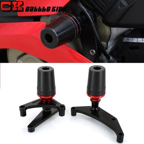 Motorcycle Falling Protection Frame Slider Kit Crash Pad Protector For Ducati Panigale V4 / V4S / SP 2018-2021+ Accessories