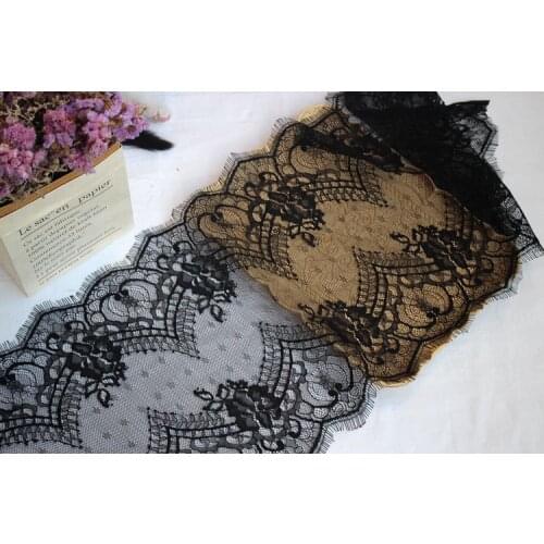 32cm wide, export net yarn flower eyelash lace dress decoration material DIY wedding accessories