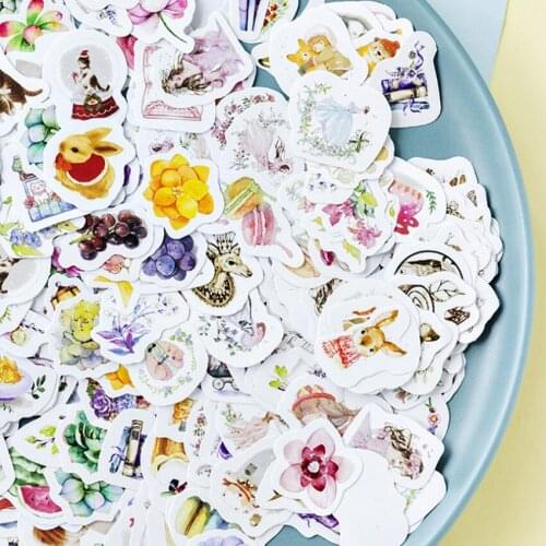 45pcs/pack Lovely Little Fairy Series Stationery Sticker Kawaii Labels DIY Decorative Sealing Stickers
