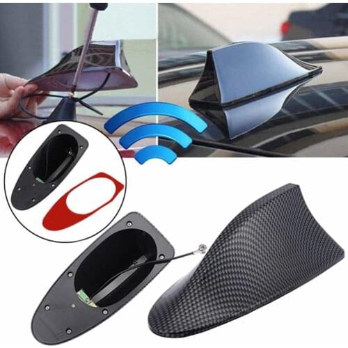 Carbon Fiber Car Auto Styling Roof Shark Fin Radio FM/AM Aerial Antenna for BMW Car Accessories Exterior