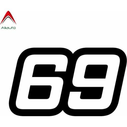 Aliauto Personality Car Sticker Number 69 Car-styling Car Sticker Waterproof Decal For Motocycle Or Laptop Vinyl,15cm*8cm