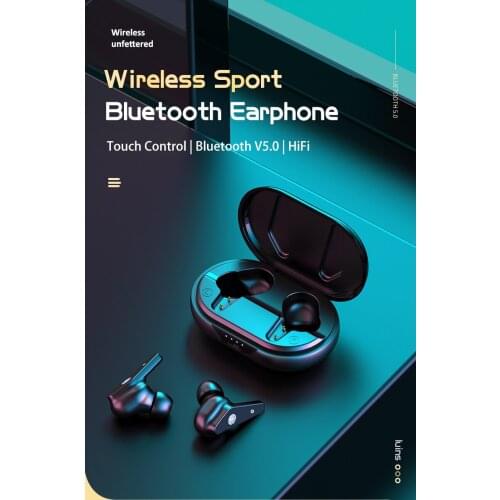 PLUS Bluetooth Wireless Headset With Bluetooth 5.0 Noise Reduction, Voice Assistant, Waterproof Volume Control 9D Surround Sound