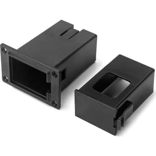9V Battery Case Holder Box Compartment for Acoustic Guitar Bass Pickup Black