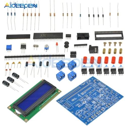 DC 5V LCD Digital Capacitance Inductance Meter DIY Kits 20Hz-400KHz Frequency CF Inductor Capacitor Tester DC 8-14V or AC 7-10V