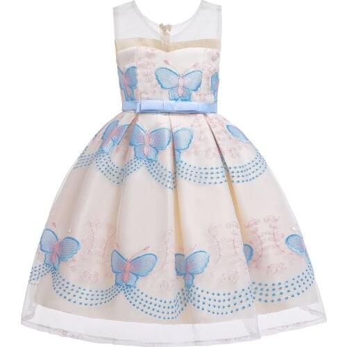 Childrens Dresses Flower Girls Wedding Dress Kids Prom Dresses For Girls Elegant Baby Clothes Summer Princess Party Vestidos