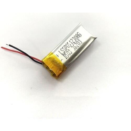 Dinto 1pc 160mAh 3.7V 501230 051230 Lithium Polymer Battery Li-ion Li-po Batteries Cells for MP3 MP4 Bluetooth Headsets