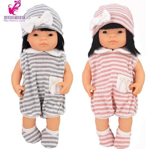 For 40cm miland Baby Doll clothes set for 38 cm Nenuco doll Ropa y su Hermanita toys clothes accessories