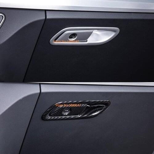 For Audi Q5 Q5L 2018 2019 Car Styling Co-Pilot Handle Storage Trim Container Center Console Cup Holder Gear Box Armrest 2pcs