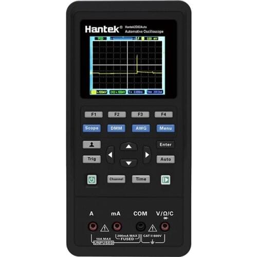 Hantek 2D82auto Digital Osiclloscope 4 in 1 2D82 2 Channels Oscilloscope + Multimeter +Automotive Diagnosis+Waveform Generator