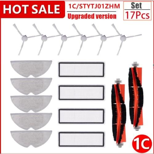 Hepa Filter Main Side Brush Mop Cloth for Xiaomi Mijia 1C / STYTJ01ZHM Dreame F9 Robotic Vacuum Cleaner Accessories