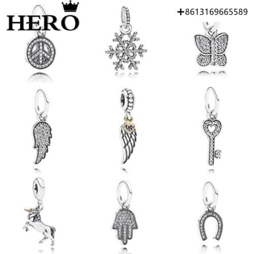 Hero100% 925 Sterling Silver Original Copy High Quality 1:1 Beads With Logo Free Of Charge Wholesale Manufacturers