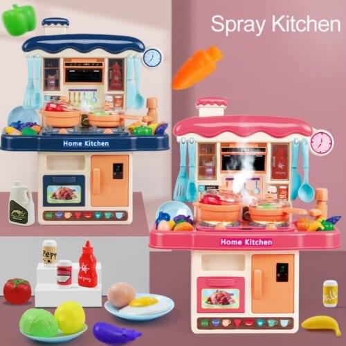 31pcs Kitchen Toy Miniature Mini Plastic Food Girl Kids Cutting Vegetables Fruits Cooking House Set Toy For Children Gift